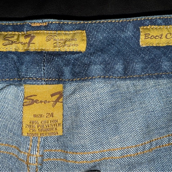 Seven7 Premium Blue Bootcut Jeans - Picture 3 of 3